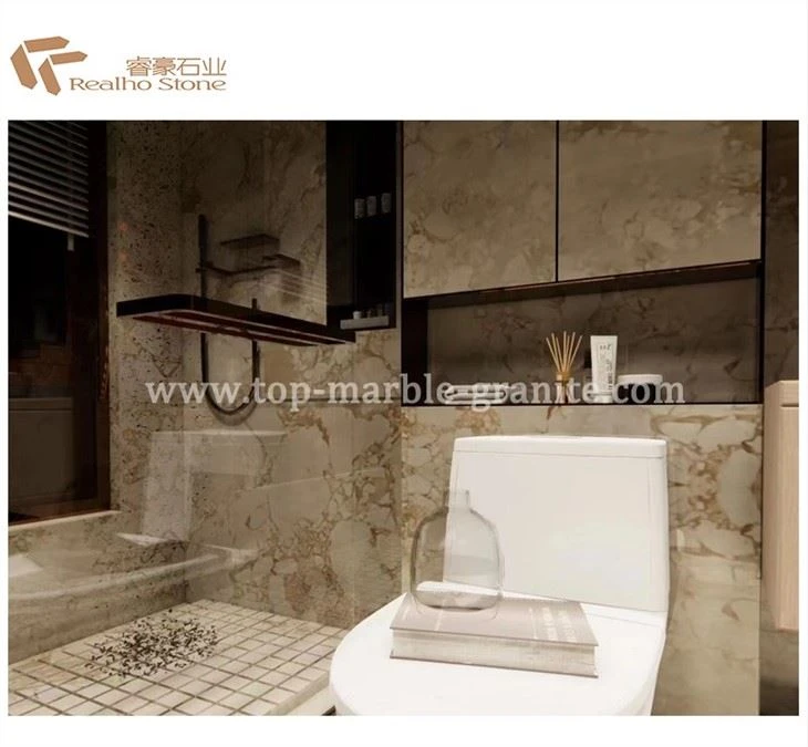 beige white marble