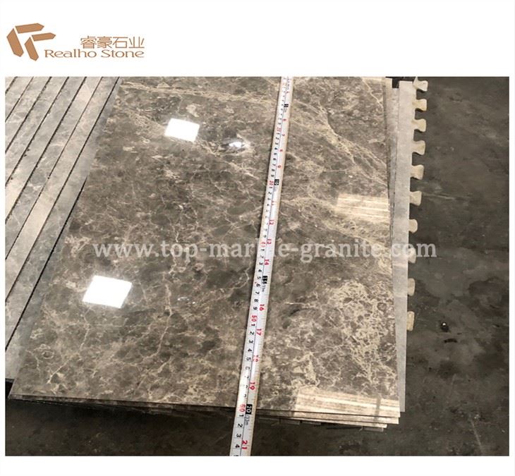 Good Price Natural Stone Polished Hermes Grey Marble Cut To Size Tiles For Interior Wall Floor Decoration