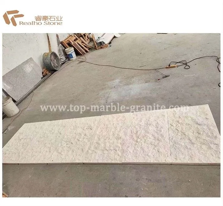 White limestone tile
