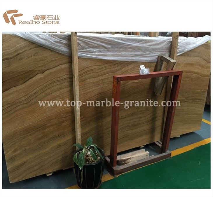 brown marble slab