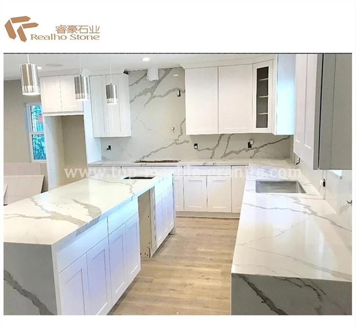 calacatta gold quartz countertops