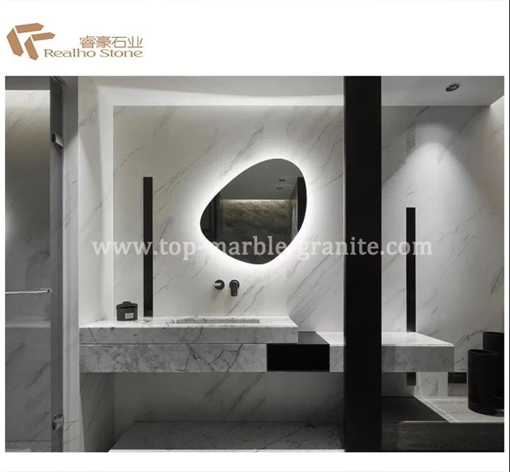 white carrara marble countertops