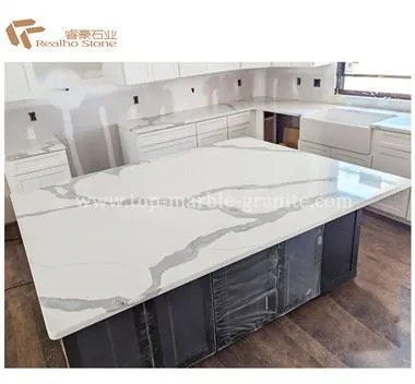 White Grey Quartz Countertops