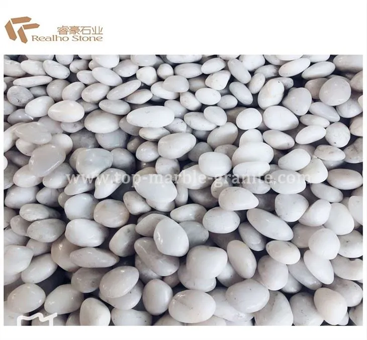 white pebble
