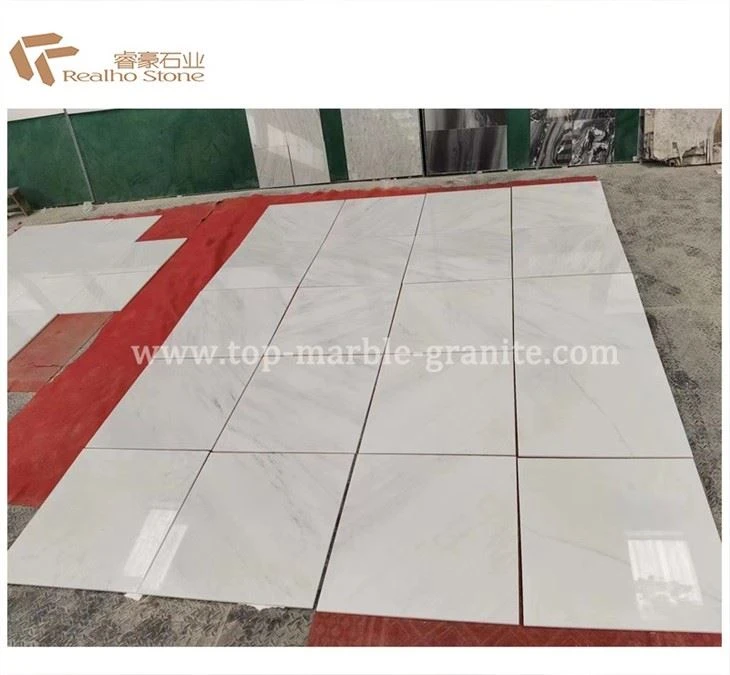 white marble floor tile