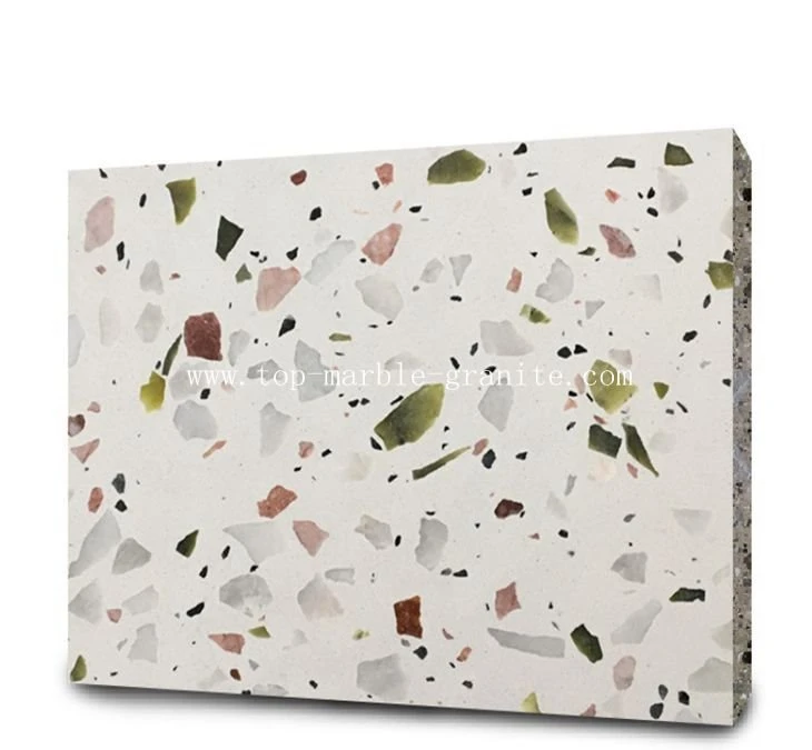 White Terrazzo Slab