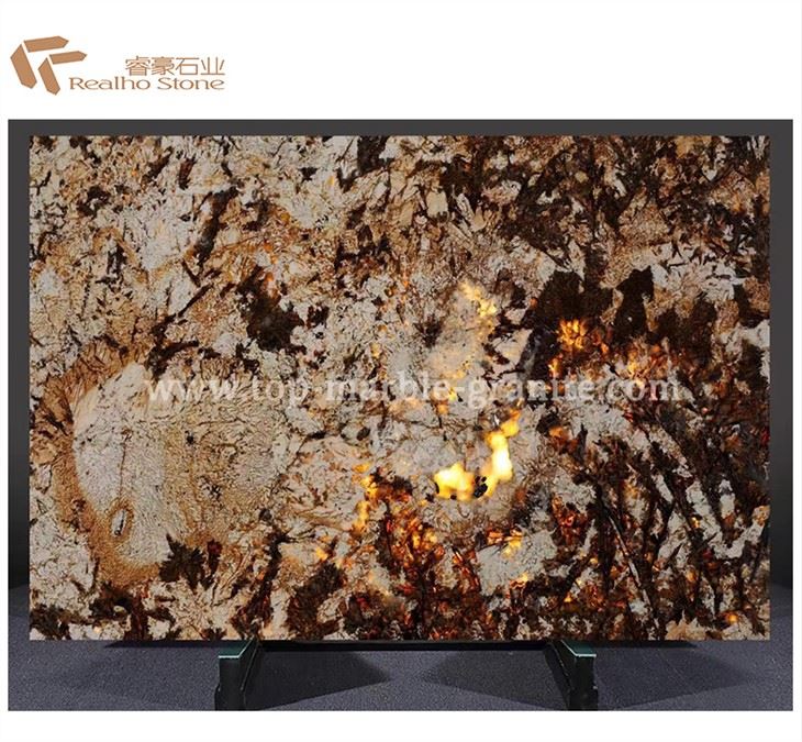 Zeus Gold Granite Slabs For Countertop And Wall Decoration