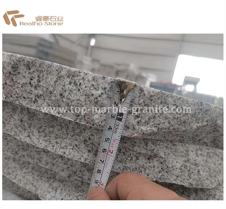Granite Oval paver with split edge
