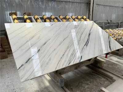 New Bianco White Marble Slab Polished in Stock