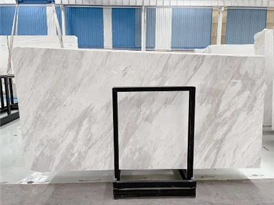 New Volakas Storm White Marble Slab With Nice Veins Polished Available